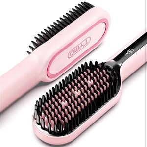 TYMO Cepillo alisador de cabello – Cepillo alisador iónico Plus mejorado